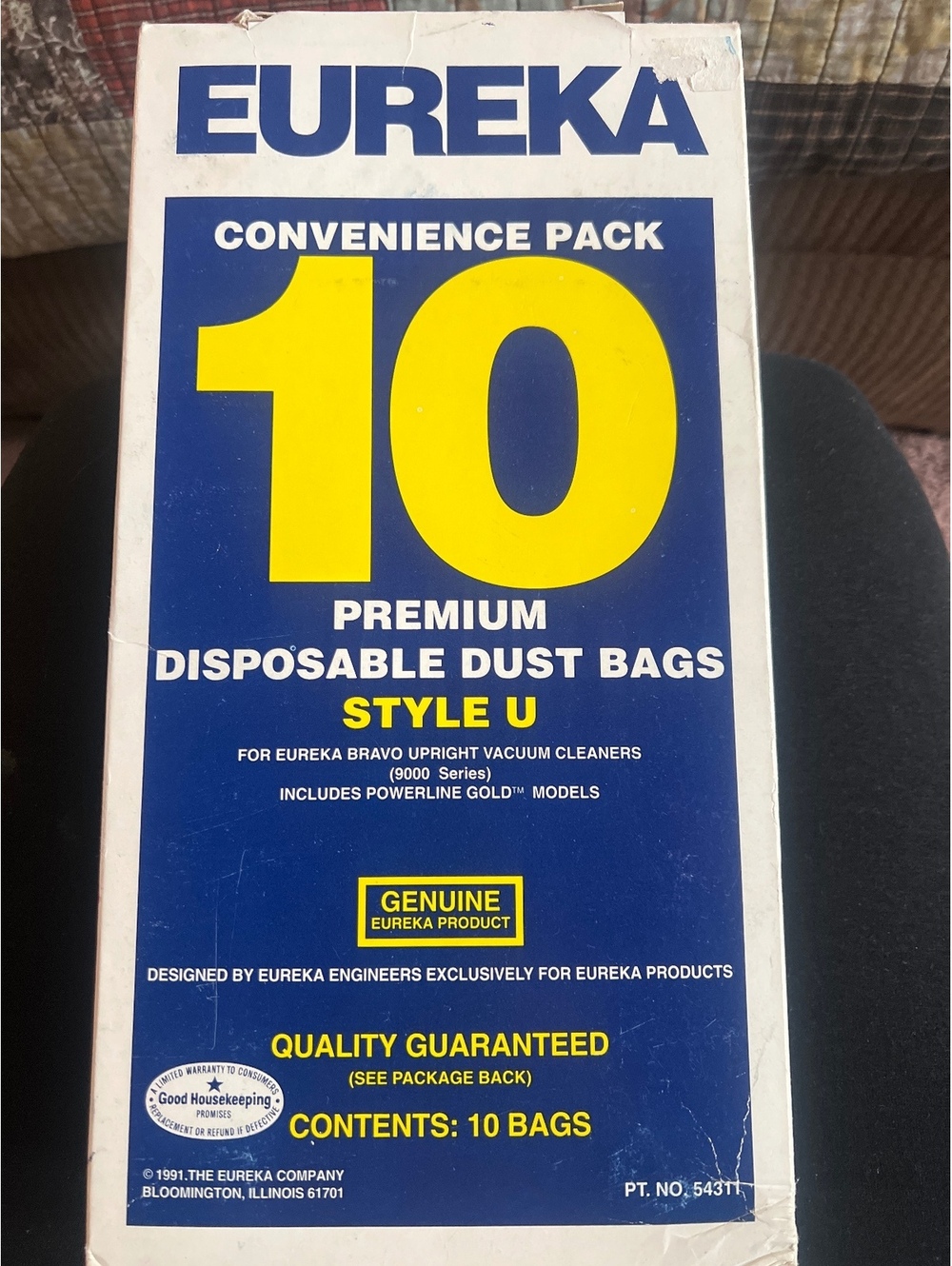 Eureka Style U Premium Disposable Dust Bags - Pack of 10